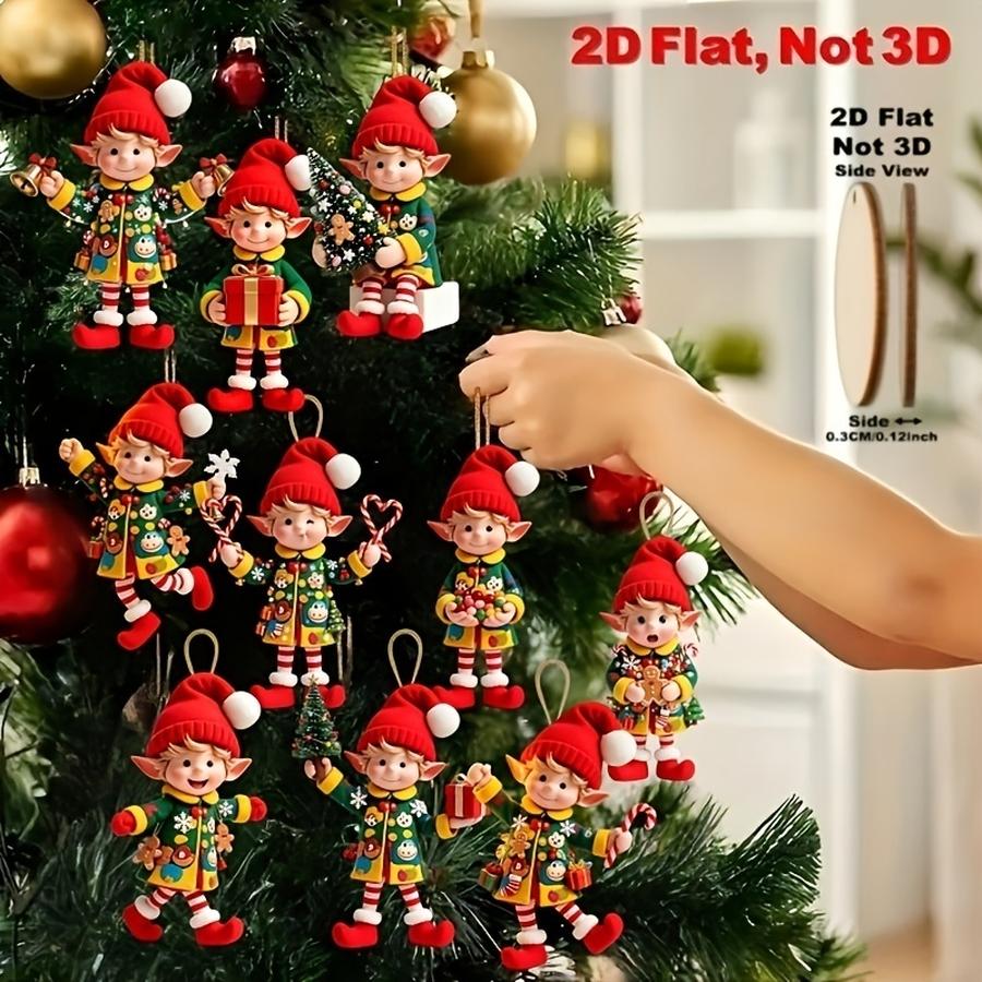 1/5/10/20/50/100個入り 2Dフラット、10個 - Christmas Tree Artificial のレビューと価格