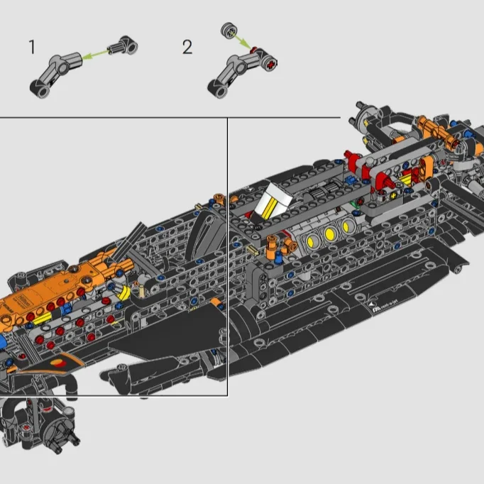 技術的なマクラーレンのレーシングカー組み立てブロック、DIY - Lego Set Technic のレビューと価格