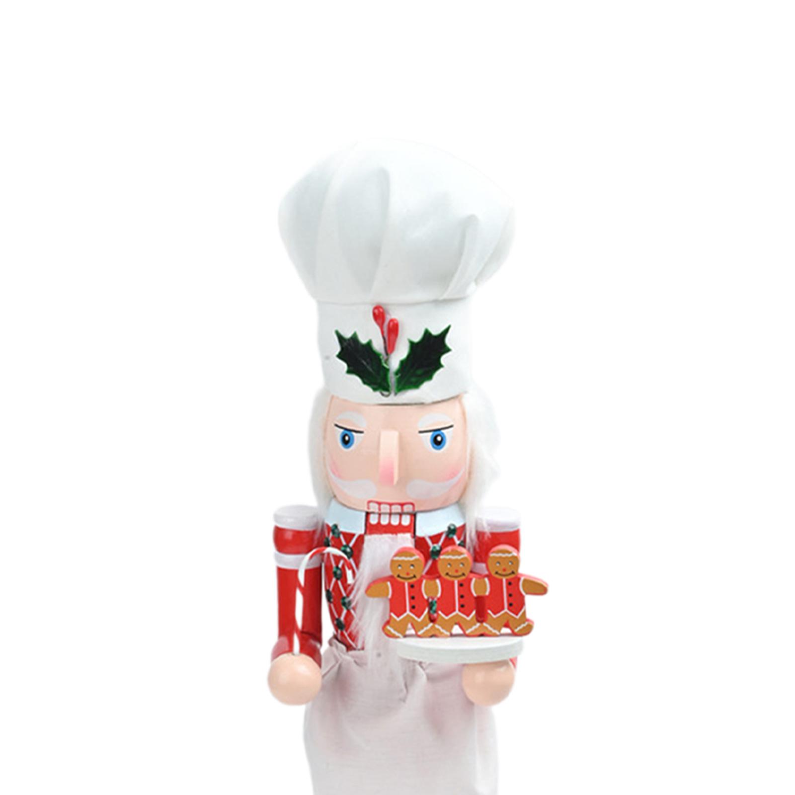 クリスマス・ナッツクラッカーの木製置物。家のリビング、テーブ - Nutcracker Figurine のレビューと価格
